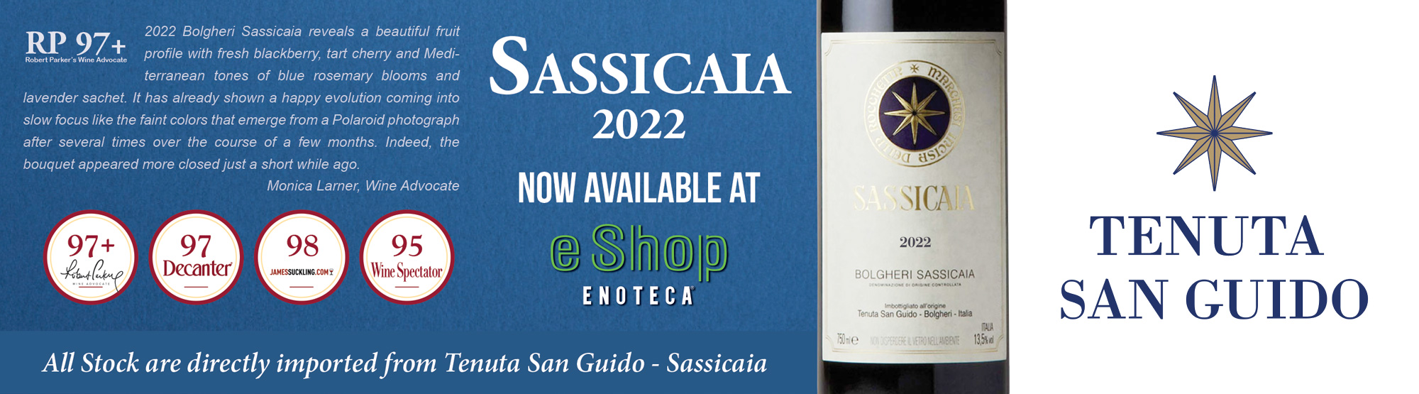 Sassicaia 2022 New Arrivals Sale