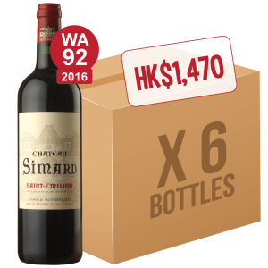 CH.SIMARD SAINT-EMILION 2016 6 BOTTLES CASE OFFER