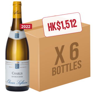OLIVIER LEFLAIVE LES DEUX RIVES CHABLIS 2022 6 BOTTLES CASE OFFER